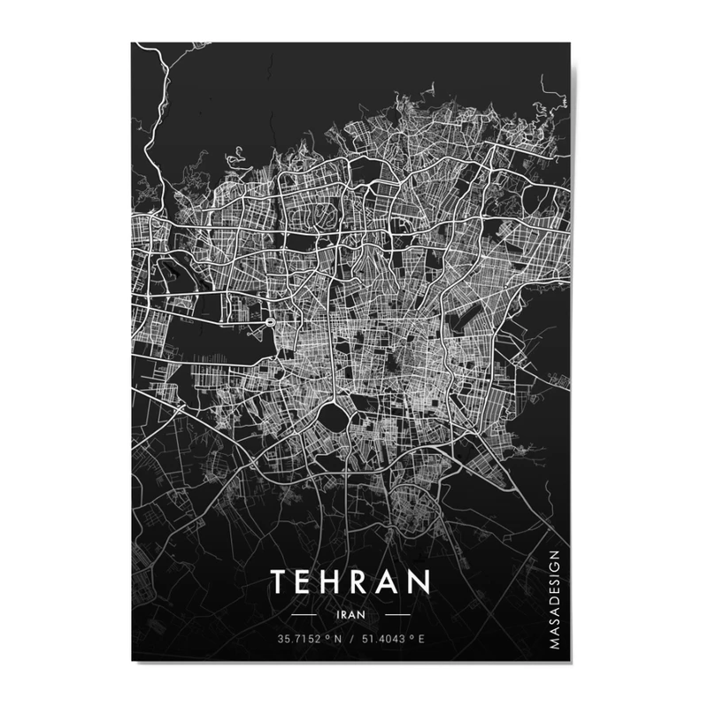 کارت پستال ماسا دیزاین مدل تهران postv005