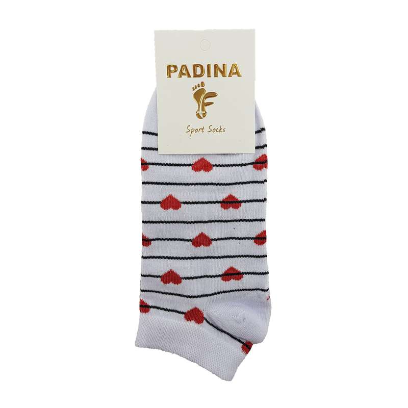 جوراب دخترانه پادینا مدل قلب