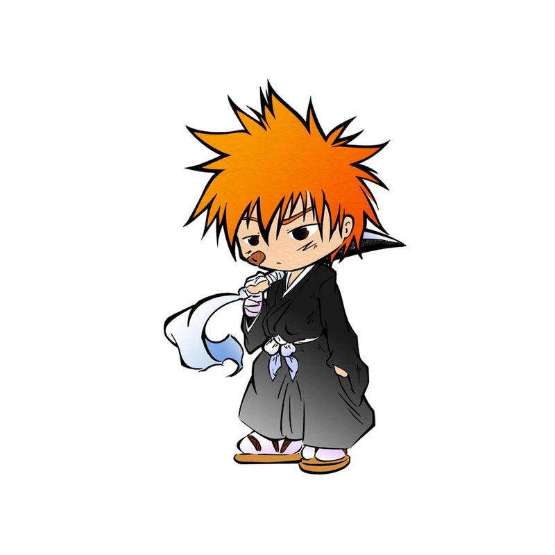 استیکر لپ تاپ و موبایل مدل انیمه طرح Bleach Ichigo Kurosaki کد 2864