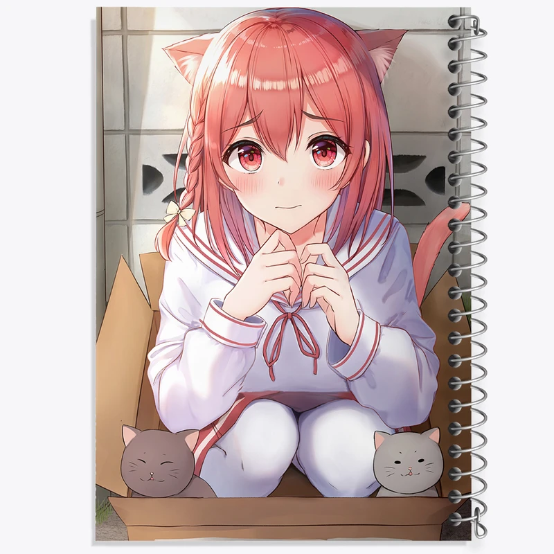 دفتر شطرنجی 50 برگ خندالو مدل سومی انیمه کانوجو اوکاری کد 34830