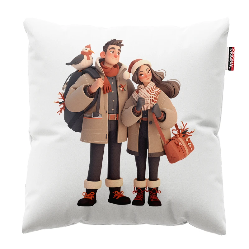 کوسن پاد آفرین مدل عشق همسر کد PK301799 سایز 30*30 سانتی متر