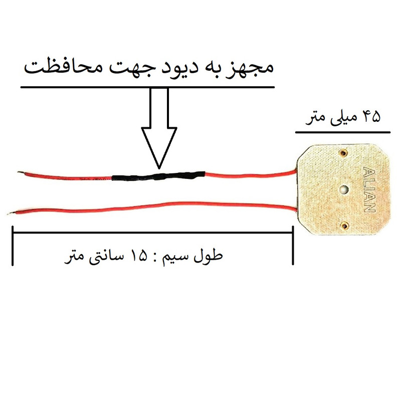 المنت اسپند دودکن مدل ALIAN بسته 2 عددی