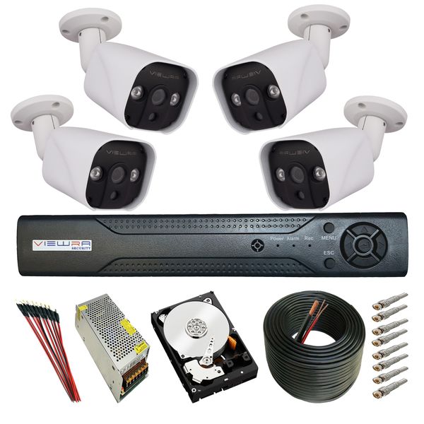 سیستم امنیتی ویورا مدل VF-4B HDD-2MP سیستم امنیتی ویورا مدل VF-4B HDD-2MP