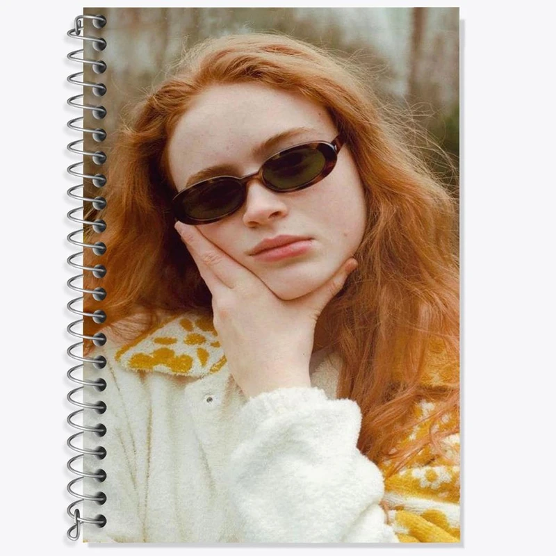 دفتر زبان 50 برگ خندالو مدل دو خط طرح سیدی سریال استرنجر تینگز Stranger Things کد 19346