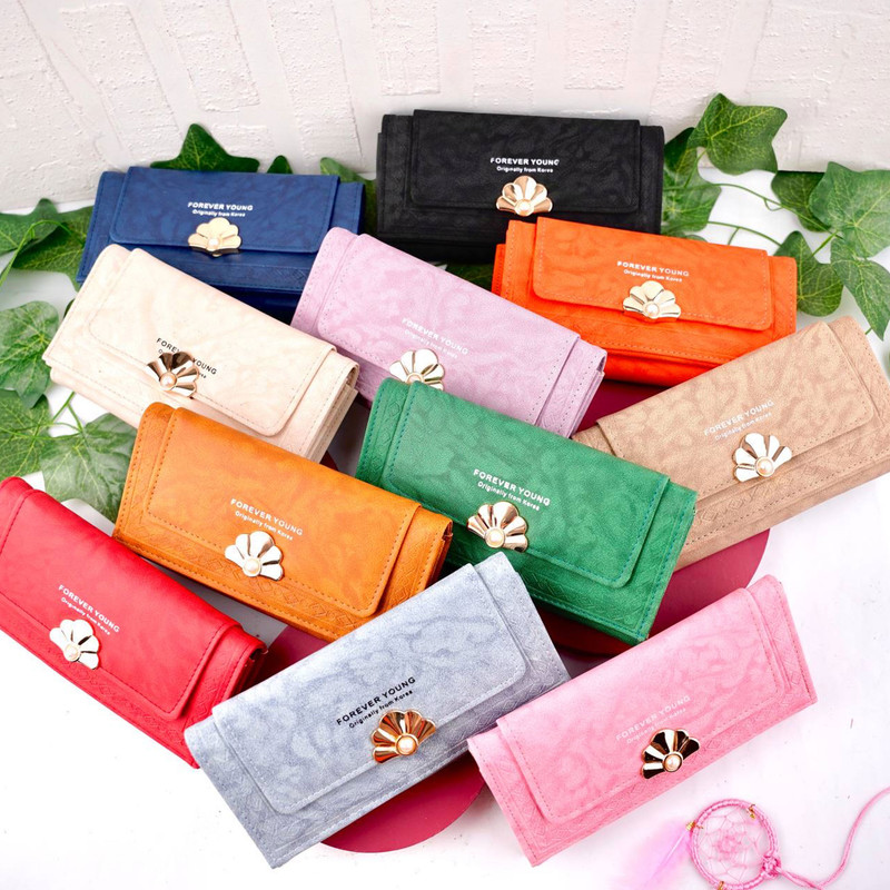 کیف پول زنانه مدل تاج کد KZD55-130