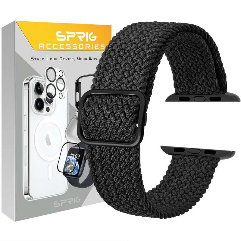 بند اسپریگ مدل Braided Loop مناسب برای اپل واچ Ultra / Ultra 2 49mm بند اسپریگ مدل Braided Loop مناسب برای اپل واچ Ultra / Ultra 2 49mm