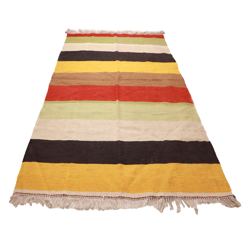 گلیم دستبافت مدل دکوراتیو کد 410644