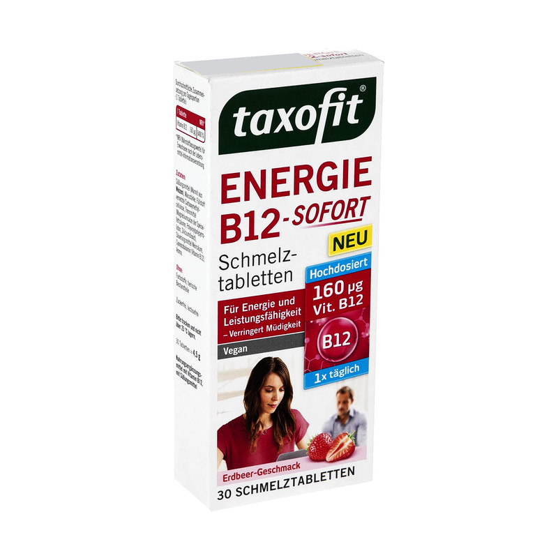قرص انرژی B12 سوفورت تاکسوفیت بسته 30 عددی   