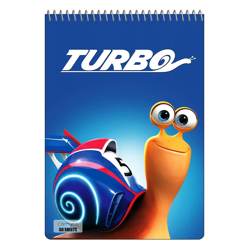 دفتر نقاشی 50 برگ سیمی کارنیکا طرح Turbo کد 84477