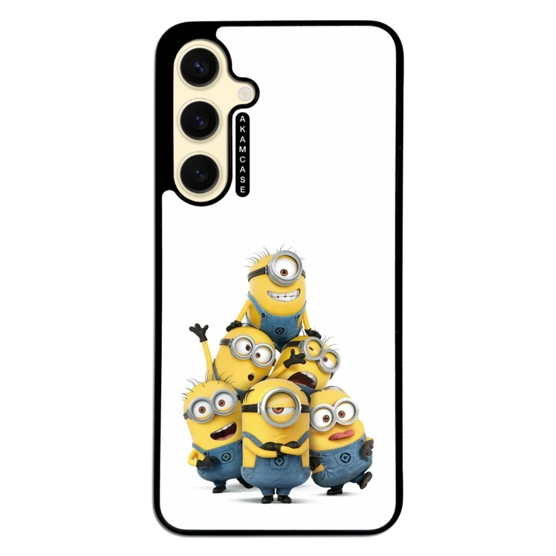 کاور آکام مدل AMC-WSGS24FE-MINIONS3 مناسب برای گوشی موبایل سامسونگ Galaxy S24 FE