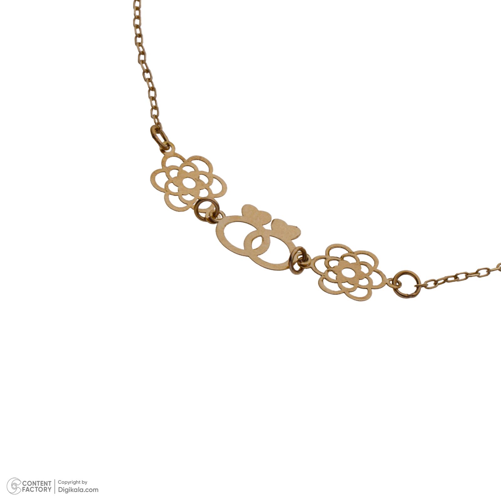 دستبند طلا 18 عیار زنانه مایا ماهک مدل MB1598 -  - 3