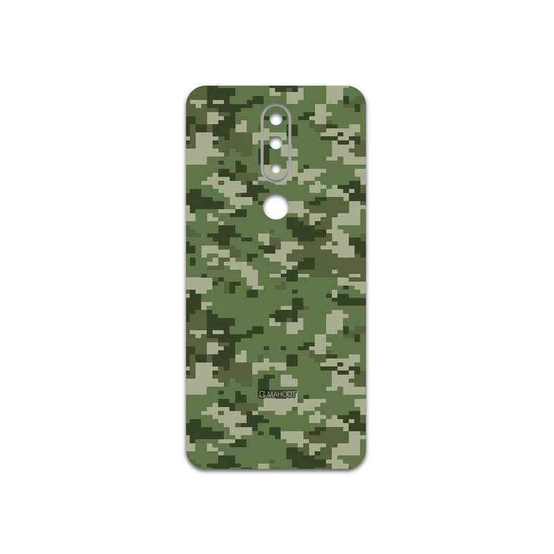 برچسب پوششی ماهوت مدل Army-Green-Pixel مناسب برای گوشی موبایل نوکیا 5.1 Plus