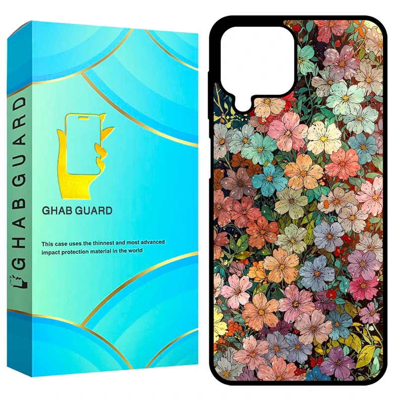 کاور قاب گارد طرح گل گلی مدل GCHPA224 مناسب برای گوشی موبایل سامسونگ Galaxy A22 4G / M22 4G / M32 4G   