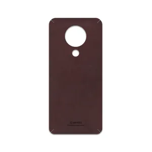 MAHOOT Matte-Dark-Brown-Leather Cover Sticker for Nokia 5.3