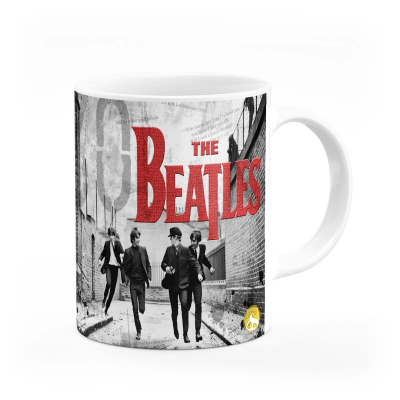 ماگ هومرو طرح گروه راک بیتلز مدل MG9451