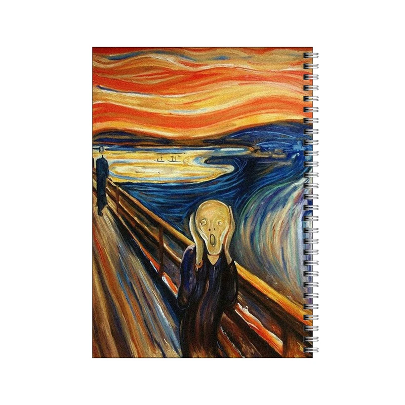 دفتر مشق 50 برگ بامبیلیپ طرح تابلو جیغ ادوراد مونش کد 6982419