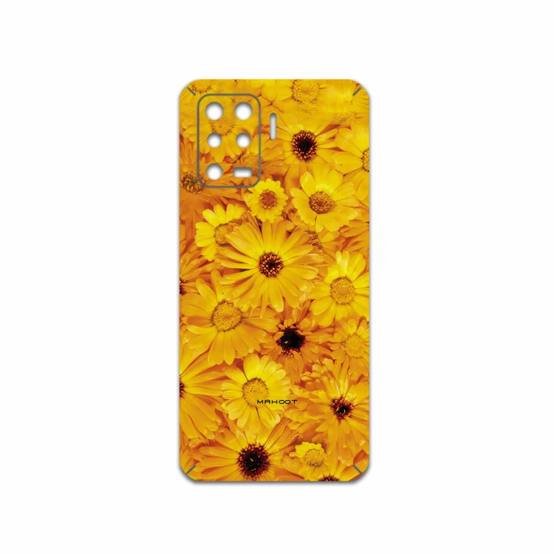 برچسب پوششی ماهوت مدل Yellow-Flower مناسب برای گوشی موبایل اپو A94 4G