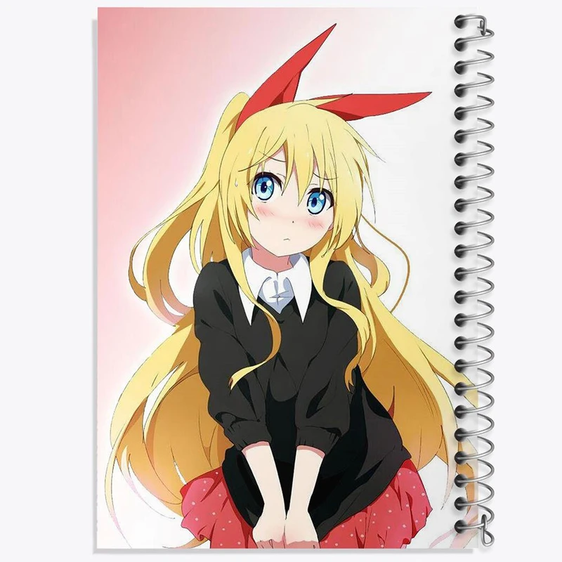 دفتر مشق 50 برگ خندالو مدل انیمه عشق دروغین کد 17186