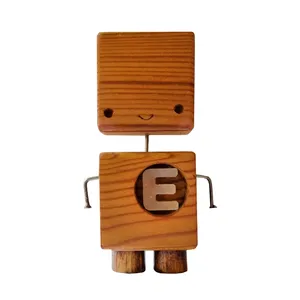 مجسمه مدل آدمک چوبی حرف E