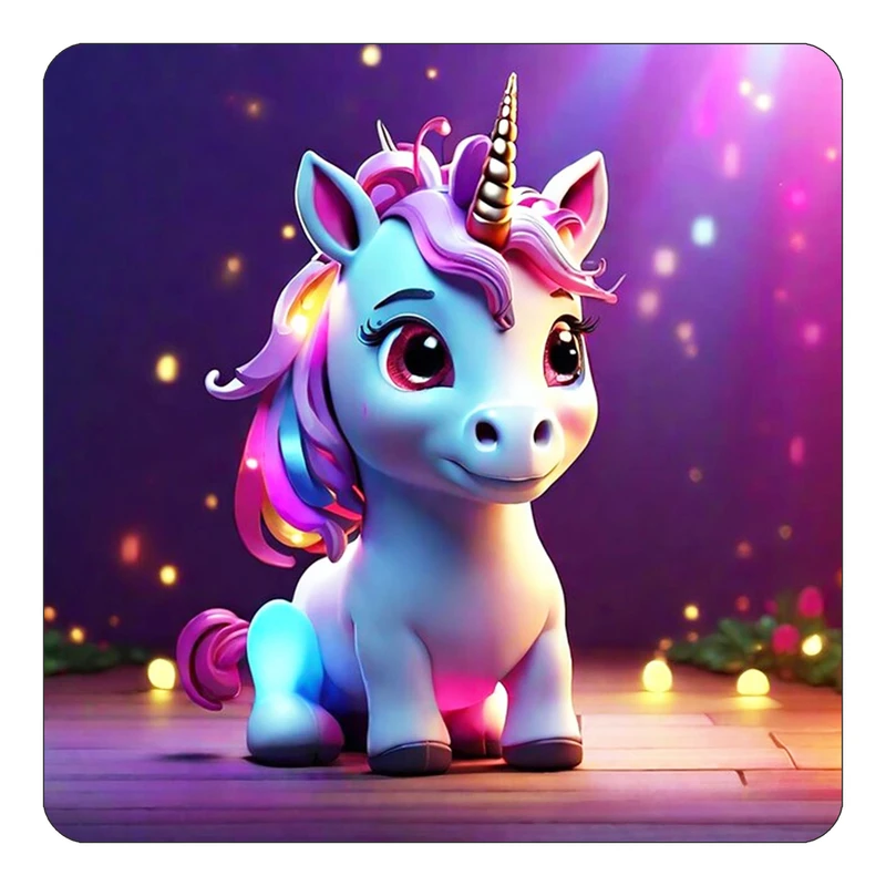 مگنت کاکتی طرح اسب تک شاخ و یونیکورن مدل mp30827