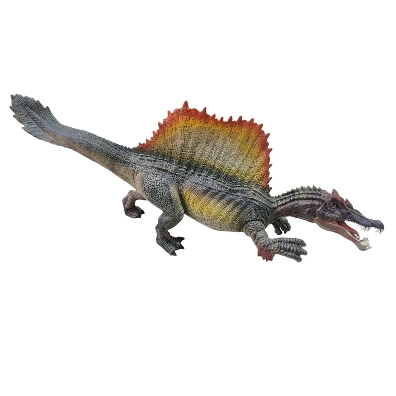 اکشن فیگور مدل دایناسور فک متحرک طرح Spinosaurus طول 37 سانتی متر