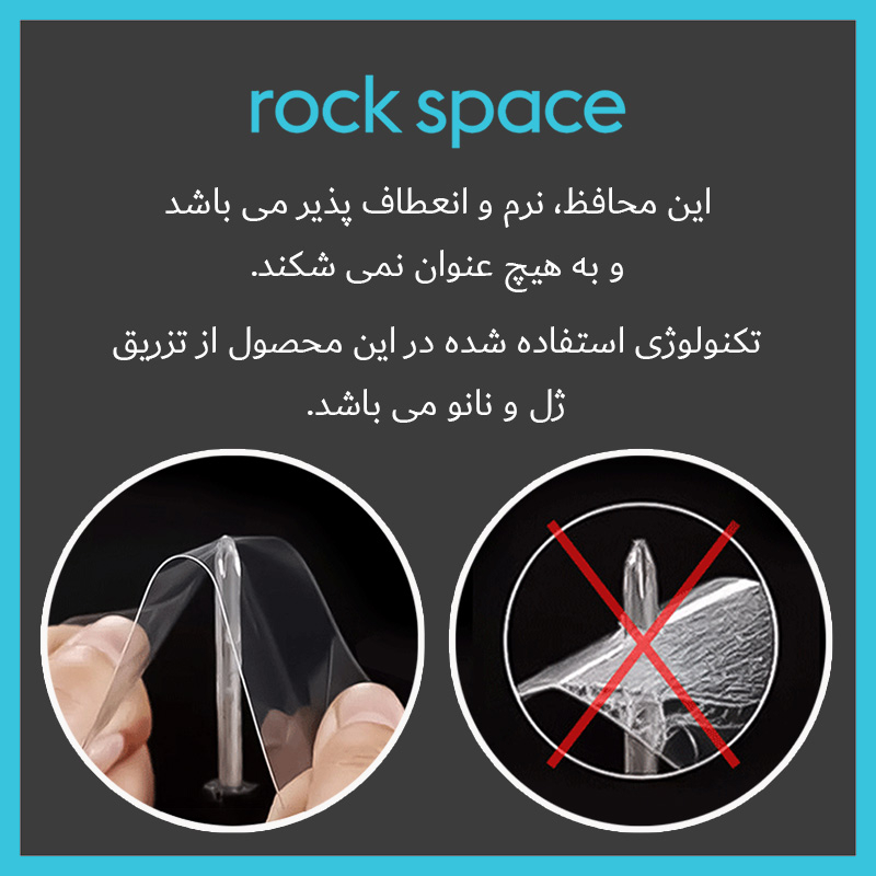 محافظ صفحه نمایش دوربین شفاف راک اسپیس مدل HyGEL مناسب برای دوربین عکاسی پاناسونیک Lumix G100