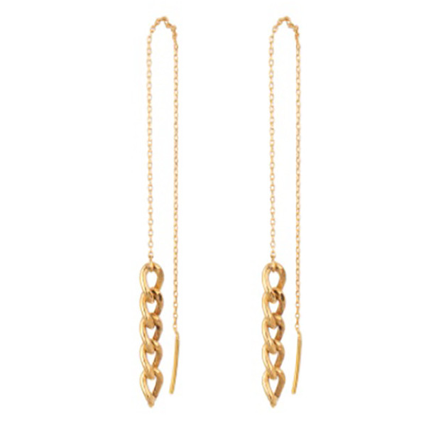 گوشواره طلا 18 عیار زنانه دوست خوب مدل dk495 - 3