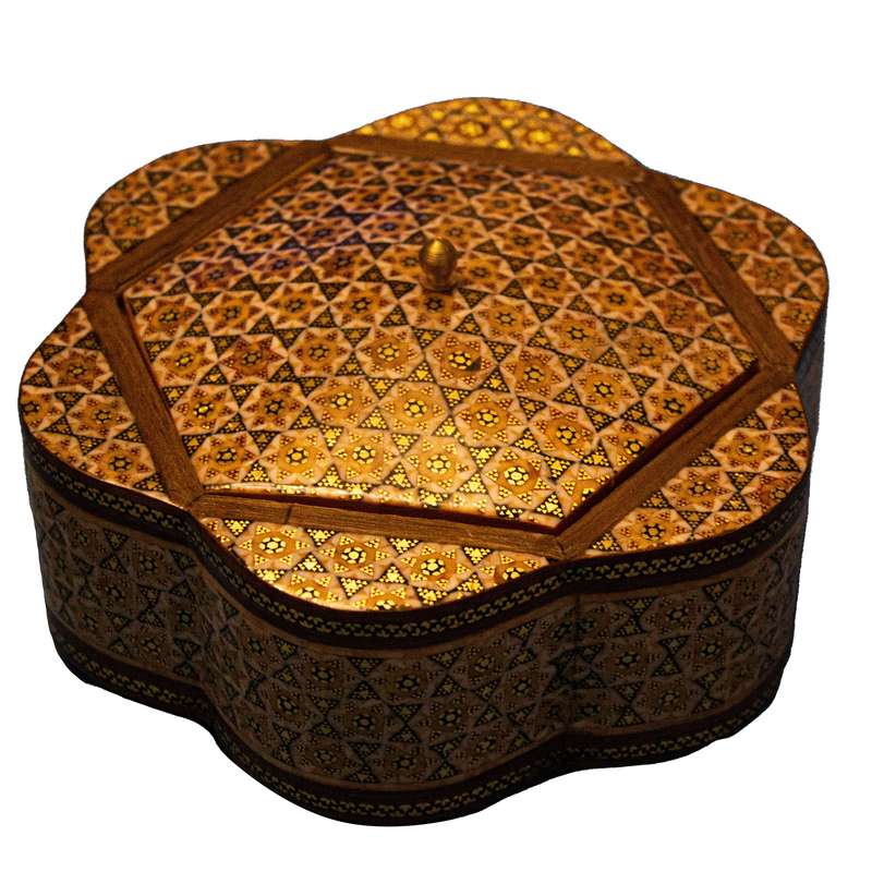 شکلات خوری خاتم کاری مدل سماء