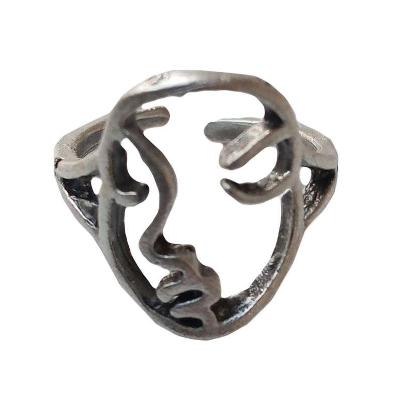 بند انگشتی زنانه مدل چهره کد B-RO2