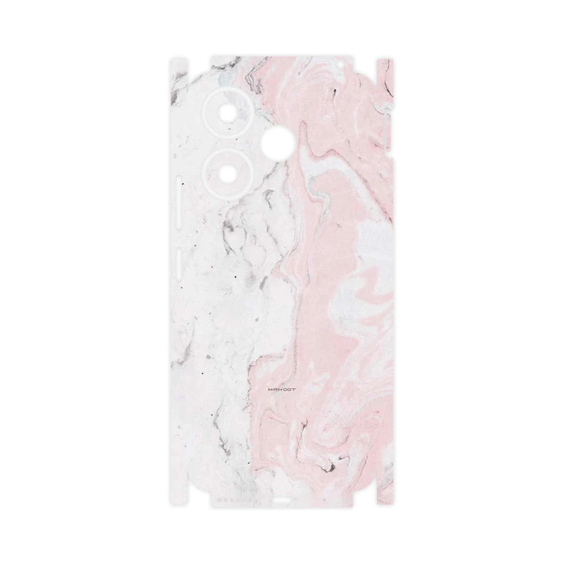 برچسب پوششی ماهوت مدل Blanco_Pink_Marble-FullSkin مناسب برای گوشی موبایل شیائومی Redmi 13