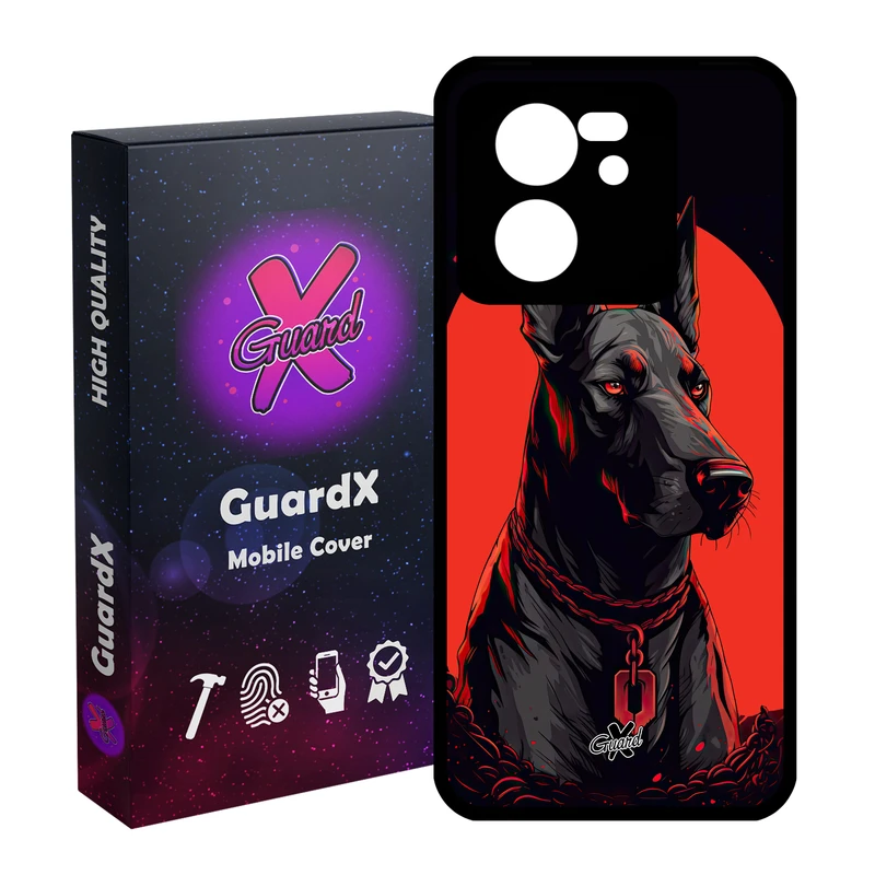 کاور گارد ایکس طرح سگ مدل Glass10621 مناسب برای گوشی موبایل شیائومی 13T/13T Pro/Redmi K60 Ultra