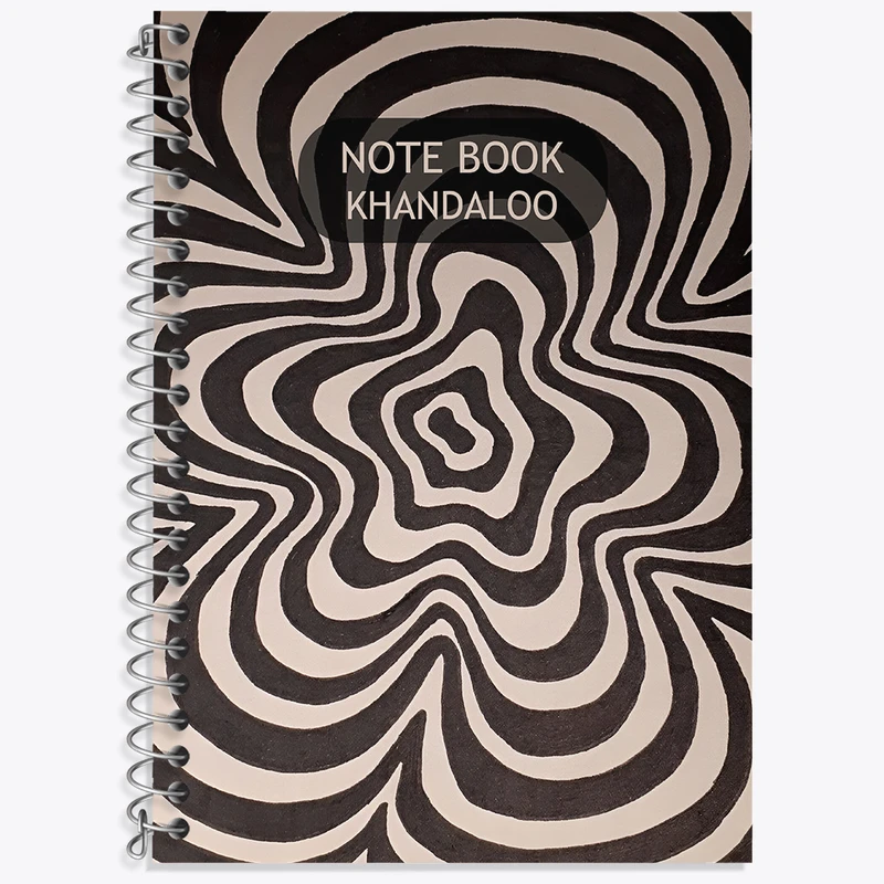 دفتر لغت 50 برگ خندالو طرح گل مینیمال کد N2743