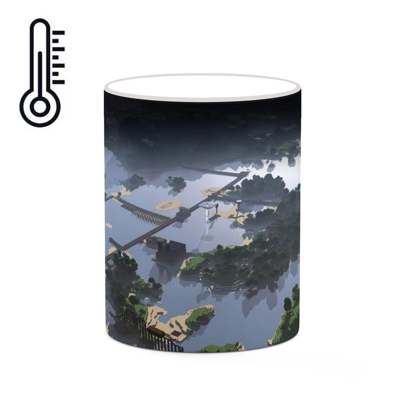 ماگ حرارتی کاکتی طرح ماینکرافت minecraft مدل mgh41451