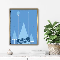 تابلو آتریسا طرح پوستر فیلم The Empire Strikes Back مدل AM080