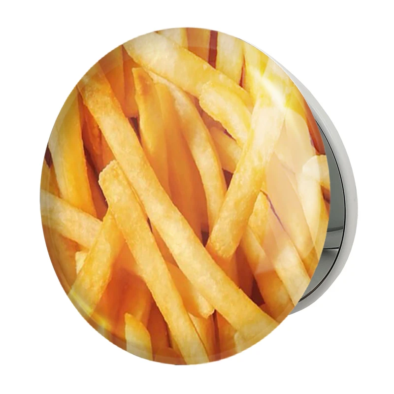 آینه جیبی خندالو طرح پترن خوراکی مدل تاشو کد 31111