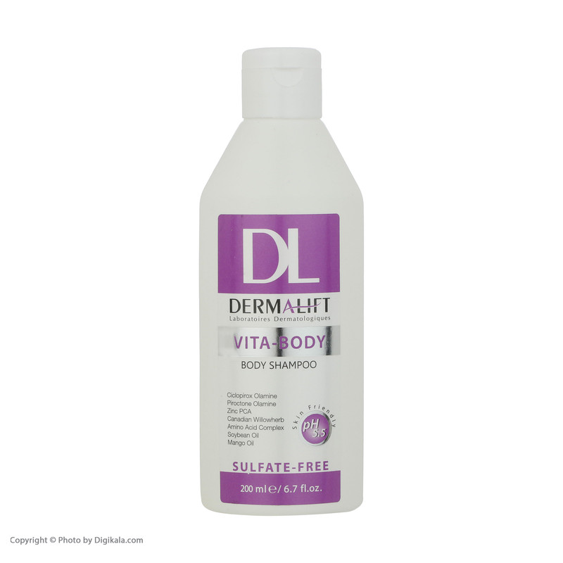 شامپو بدن درمالیفت مدل ضد قارچ حجم 200 میلی لیتر