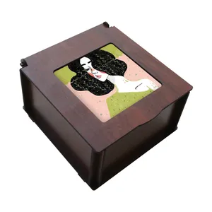 جعبه هدیه چوبی مدل           J53