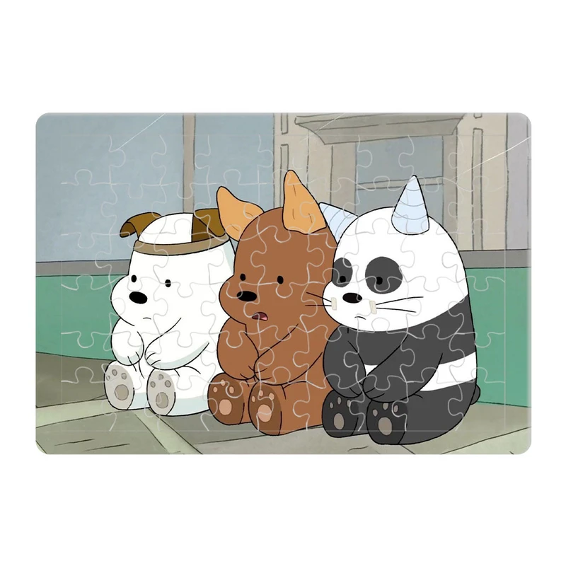 پازل 54 تکه طرح We Bare Bears مدل P0170