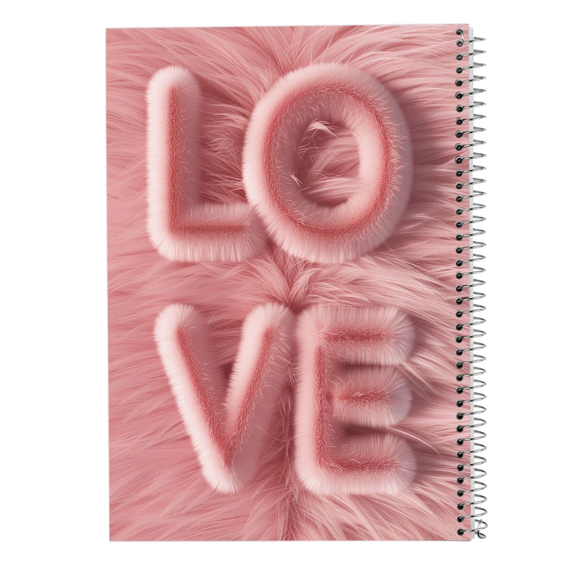 دفتر مشق 100 برگ مدوپد مدل عاشقانه love کد DF14126