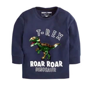 تی شرت آستین بلند پسرانه نکست مدل T-REX