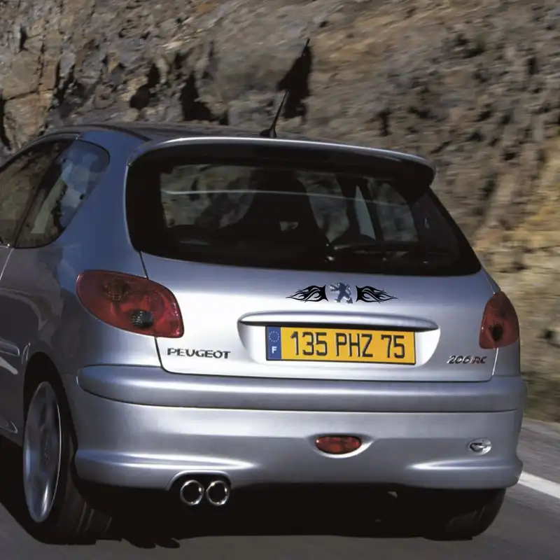 برچسب بدنه خودرو ماتریسیو طرح بغل لوگو ماشین کد M262 بسته 2 عددی