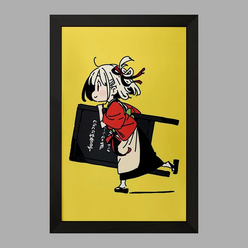 تابلو خندالو مدل چیساتو انیمه لیکوریس ریکویل Lycoris Recoil  کد 22992