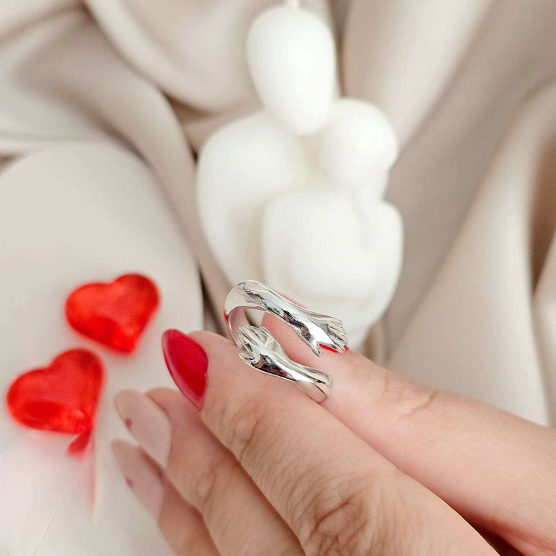 انگشتر نقره زنانه مدل بغل BARF 03 انگشتر نقره زنانه مدل بغل BARF 03