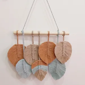 دیوار کوب بافتنی مدل مکرومه 