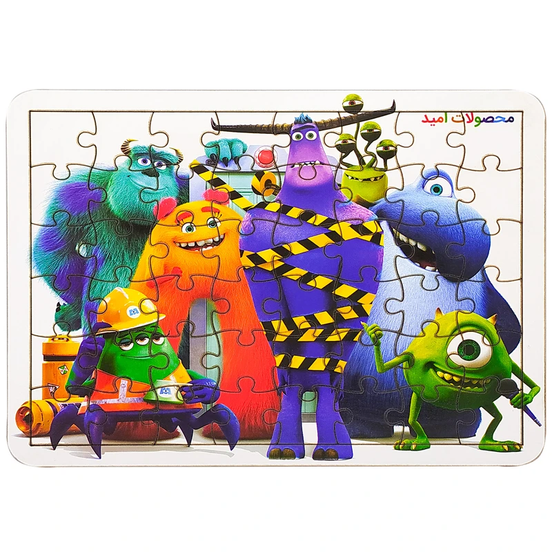 پازل ۴۸ تکه محصولات امید مدل کارخانه هیولا مناسب برای سن ۴ تا ۱۲ سال