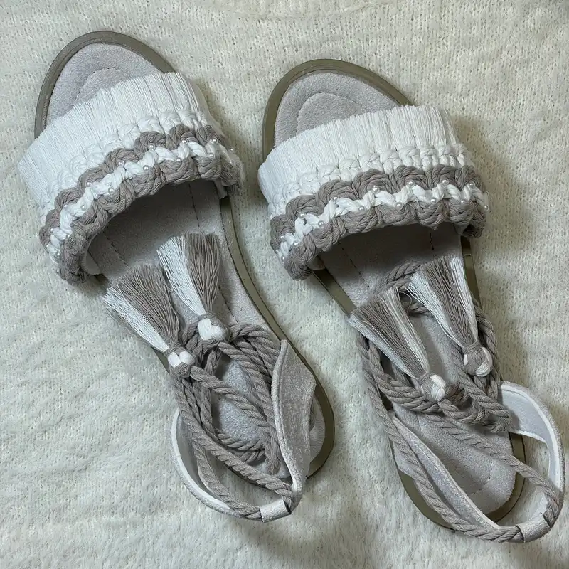 صندل زنانه مدل مکرومه Sh01