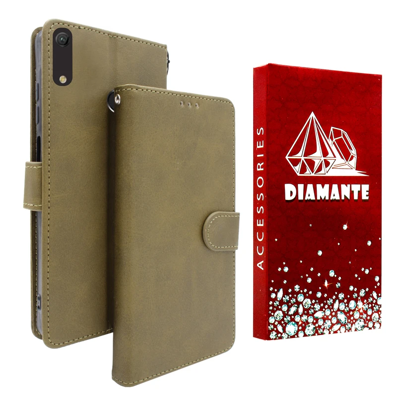 کیف کلاسوری دیامانته مدل Mokety Rd مناسب برای گوشی موبایل هوآوی Y6 2019 / Y6 Prime 2019 به همراه بندآویز