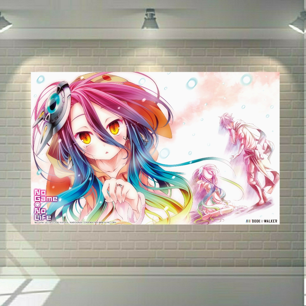 پوستر دیواری طرح انیمه No Game No Life مدل SDP742