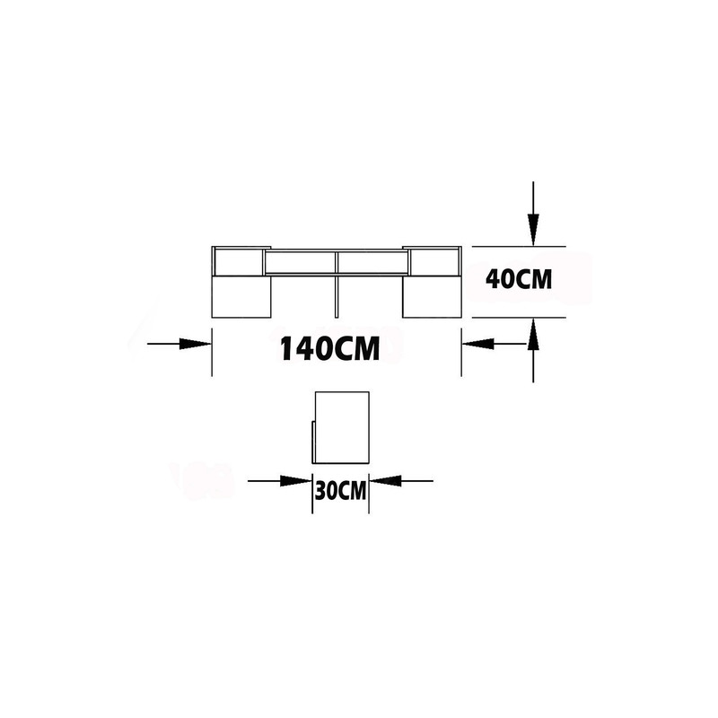میز تلویزیون اعیان مدل FH250
