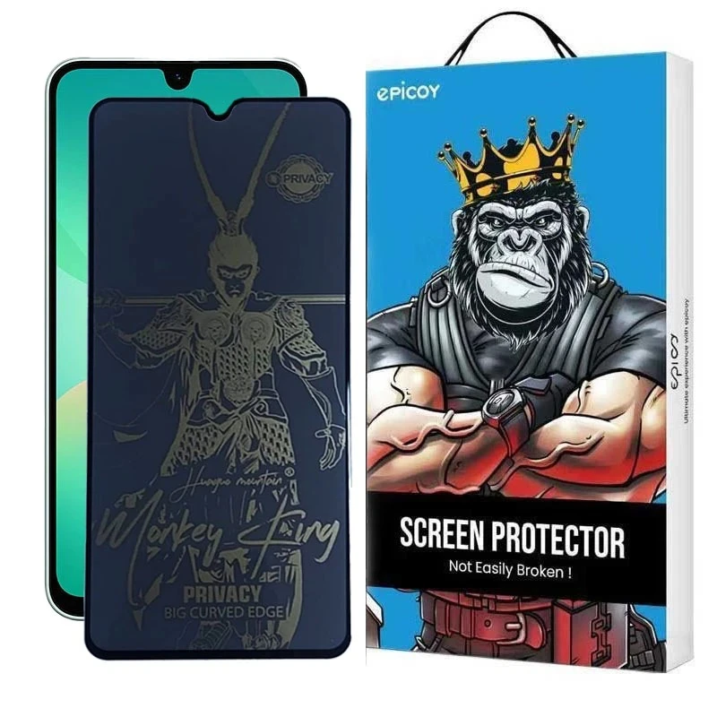 محافظ صفحه نمایش حریم شخصی اپیکوی مدل Wukong Privacy مناسب برای گوشی موبایل سامسونگ Galaxy A17/ A26 / A16
